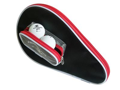 Cornilleau Table Tennis Bat Cover - Black/Red - main image